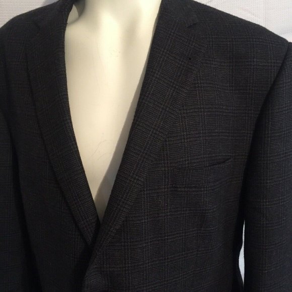 Jos A Bank 1905 48R B&T Vent Sport Coat 100% Wool - Picture 2 of 12